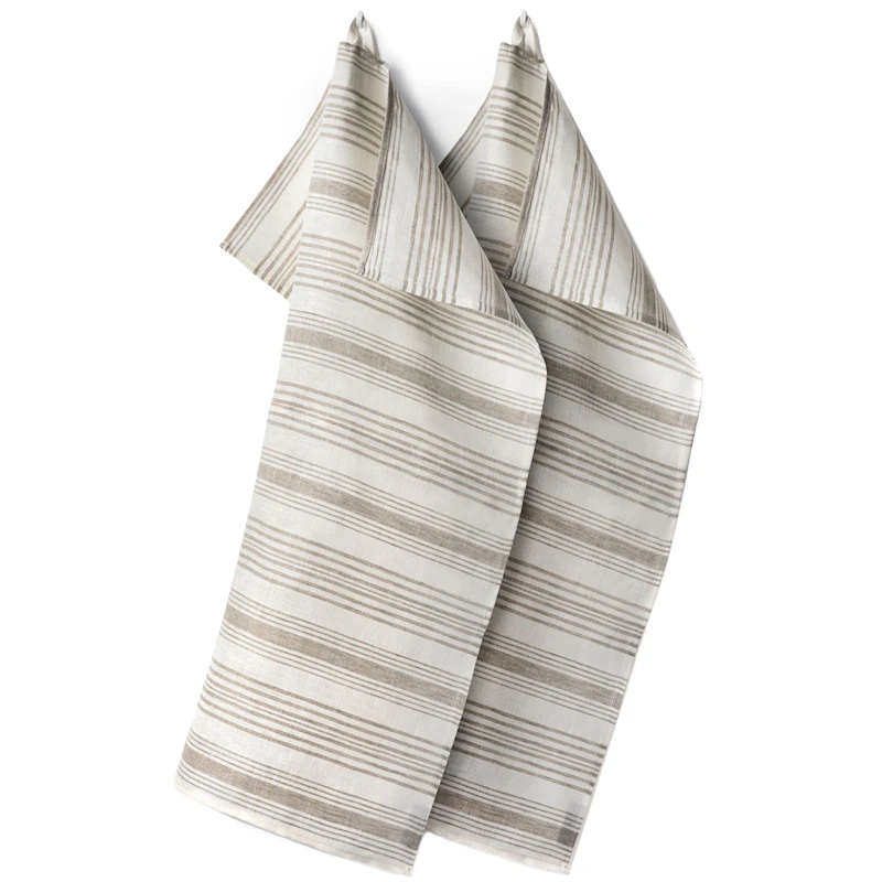 Gästabud Towel Linen 50x70 cm 2-pack, Natural