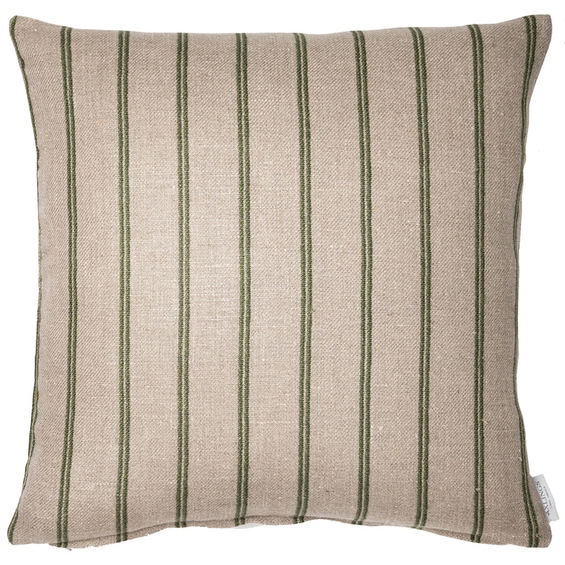 Linåker Cushion Cover 43x43 cm, Green / Natural