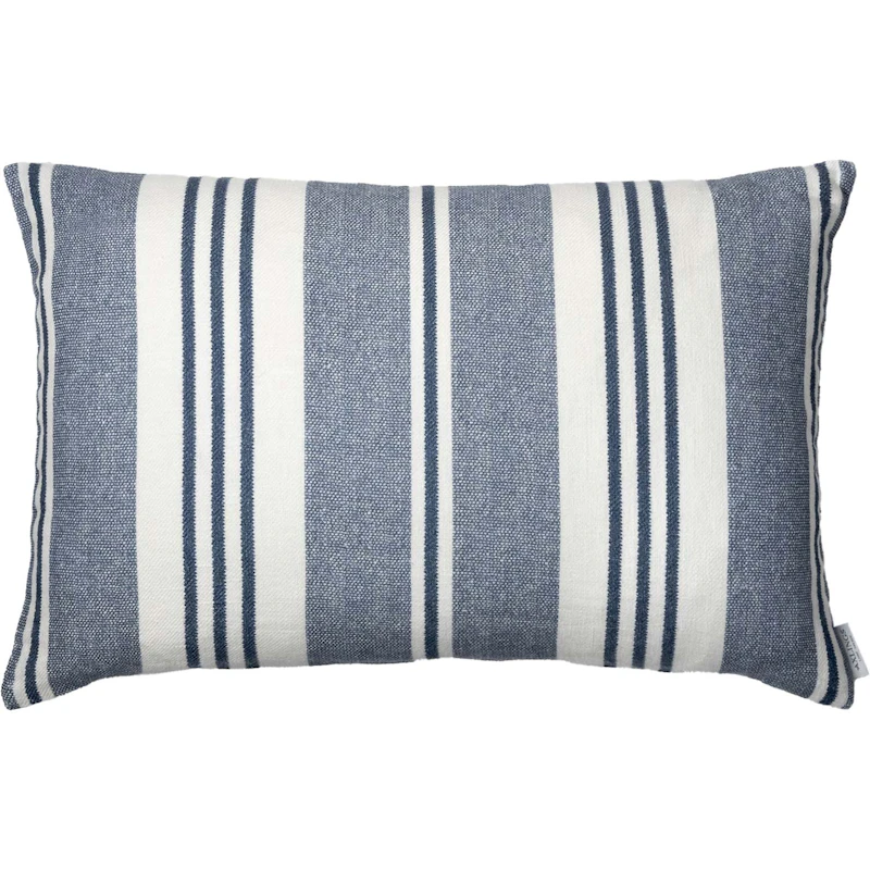 Vändteg Cushion Cover 40x60 cm, Marine/Off-white