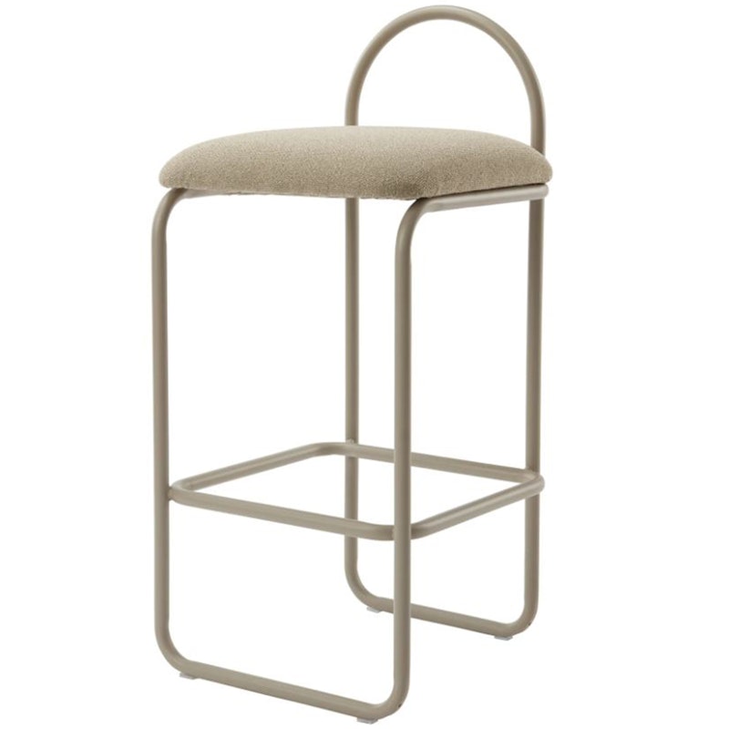 Angui Bar Stool H92.5 cm, Taupe