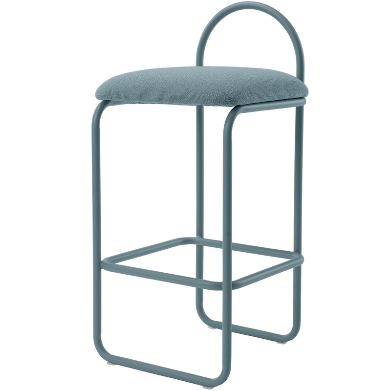 Angui Bar Stool H82.5 cm, Dusty Blue