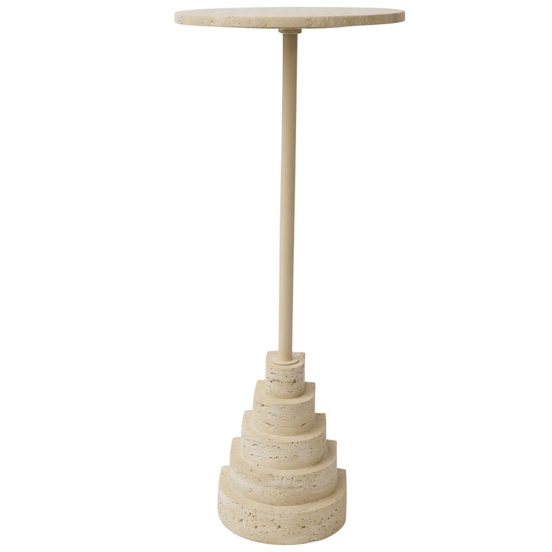 Solum Side Table Sand/Travertine, 78 cm