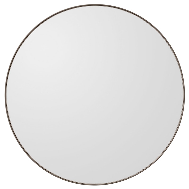 Circum Wall Mirror Ø110 cm, Taupe / Clear