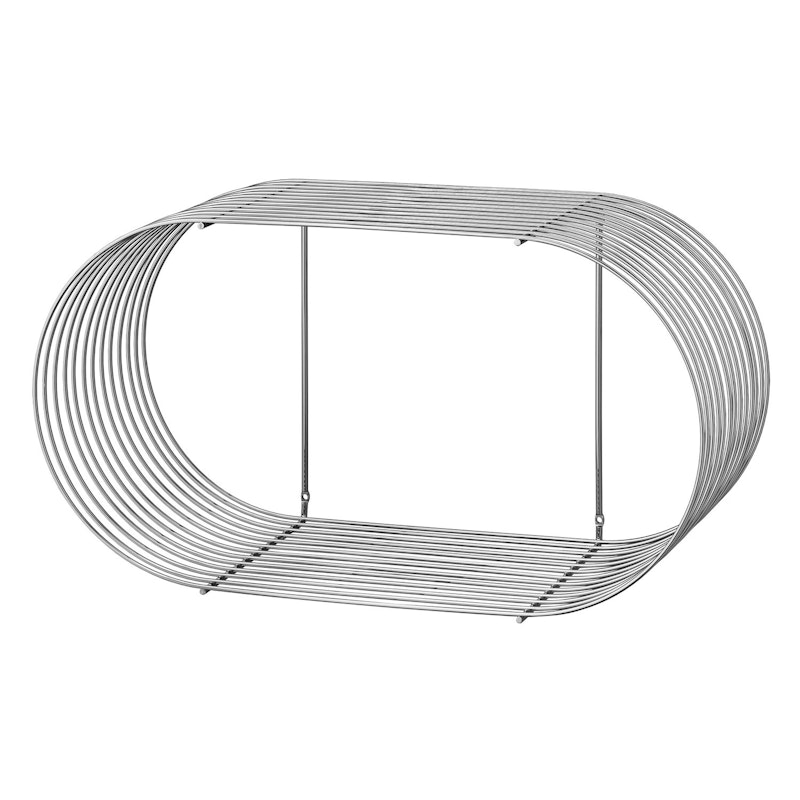 Curva Shelf Large 61.4 x 33 cm, Silver