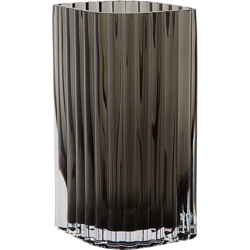 Folium Vase 20 cm, Black