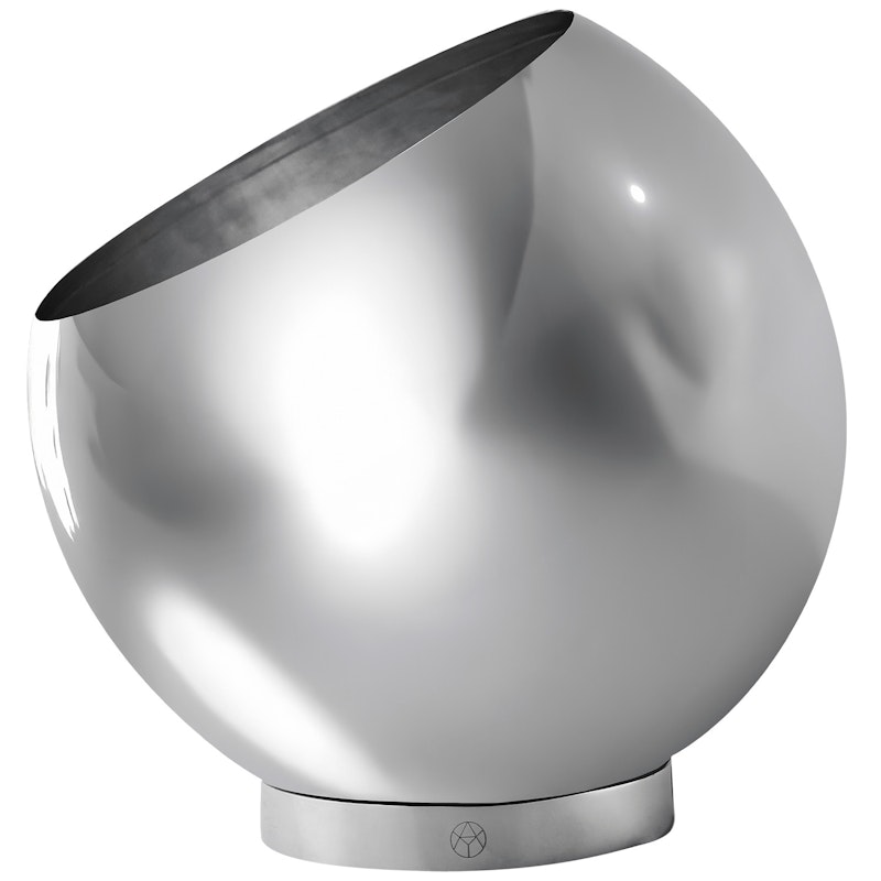 Globe Flower Pot Ø21 cm, Silver