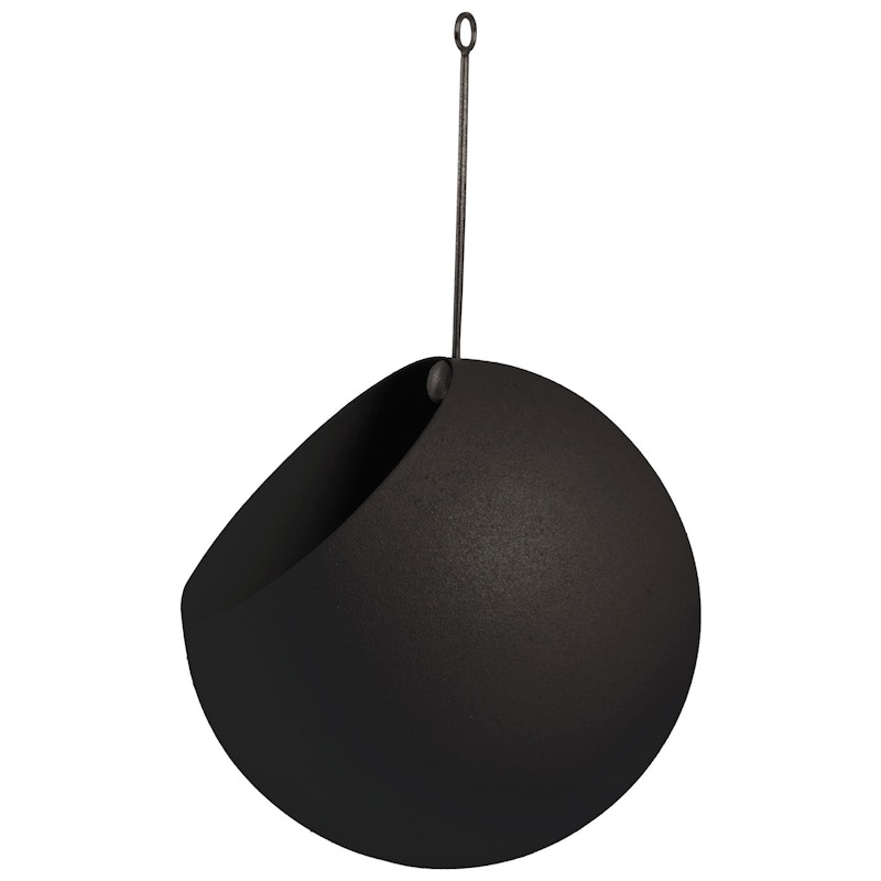 Globe Hanging Pot Ø17 cm, Black