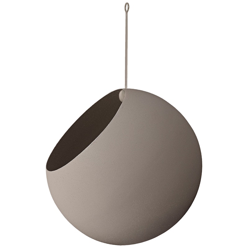 Globe Hanging Pot Ø17 cm, Taupe