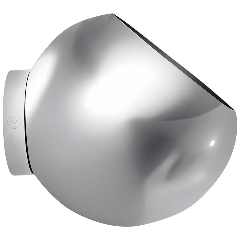Globe Wall Pot Ø17 cm, Silver