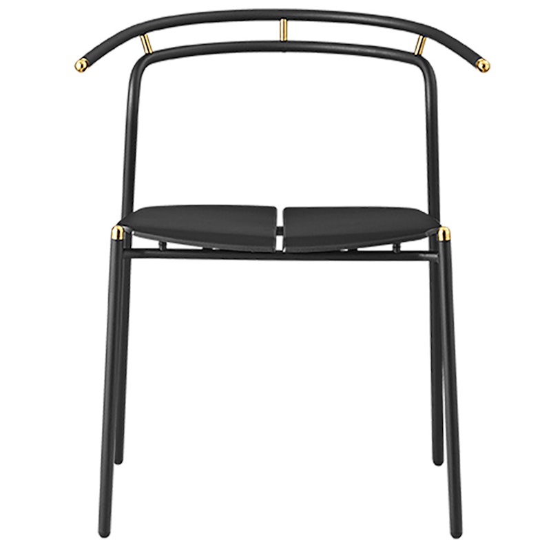 Novo Dining Chair Black/Gold L53,9xW62,5xH74,6CM