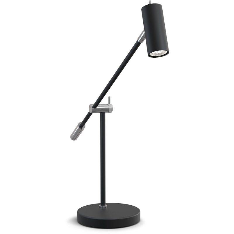 Cato Table Lamp, Matte Black