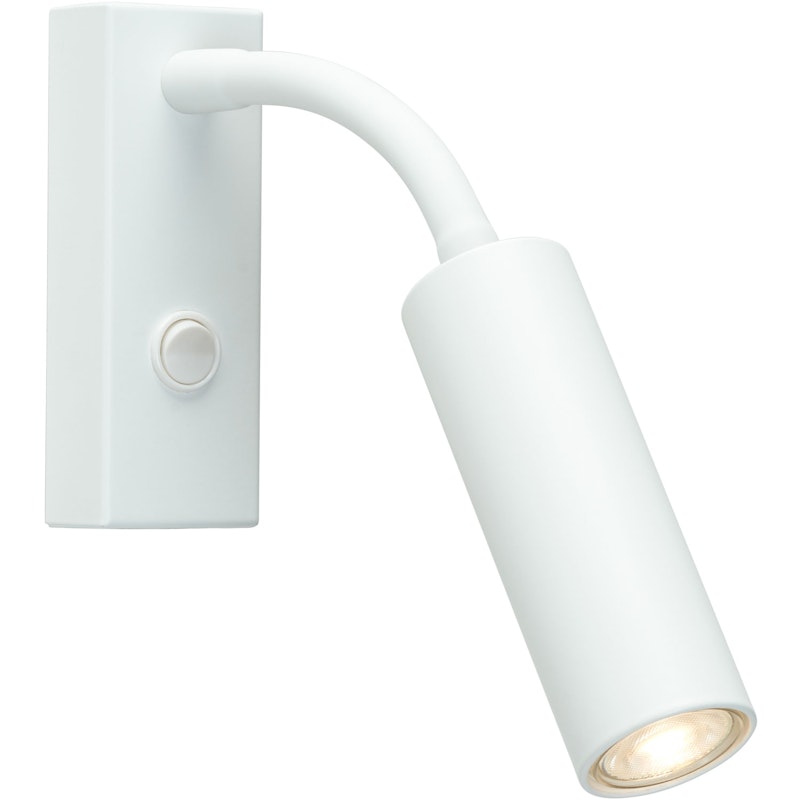 Cato Slim Flex Wall Lamp, Matte White