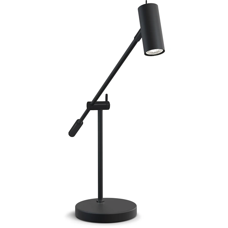 Cato Table Lamp, Matte Black
