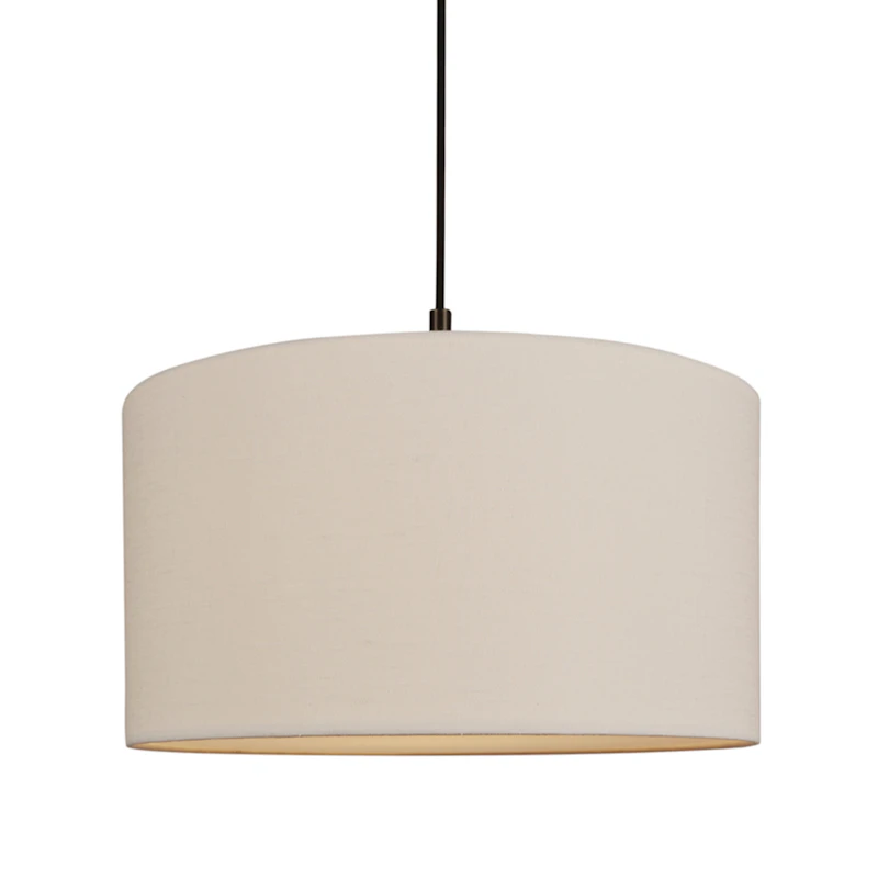 Soft Pendant Ø44 cm, Metallic Bronze / Linen White