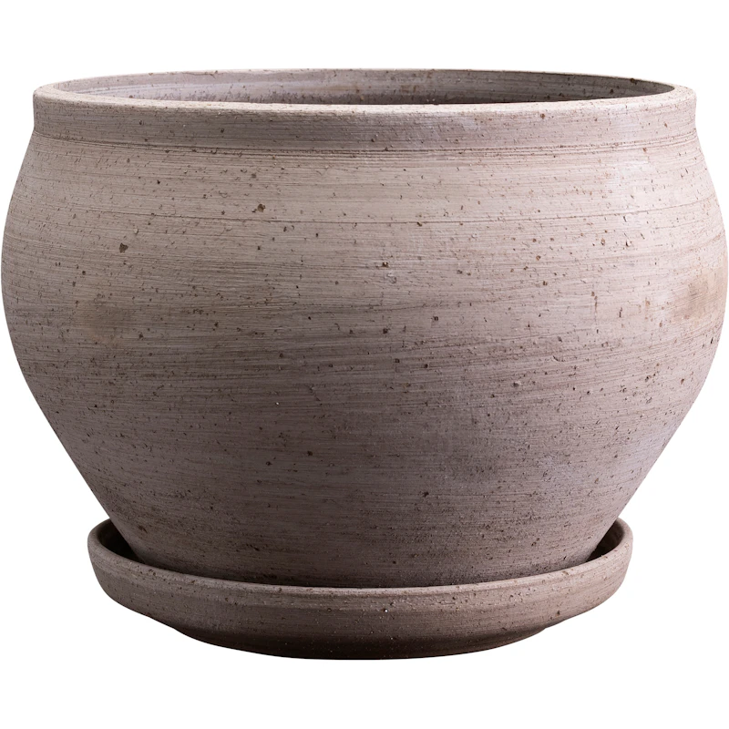 Delphi Pot Low 24 cm, Grey