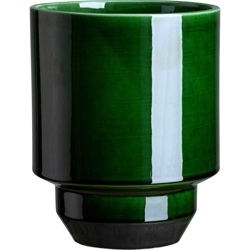 Hoff Pot Without Drainage Holes 14 cm, Emerald Green