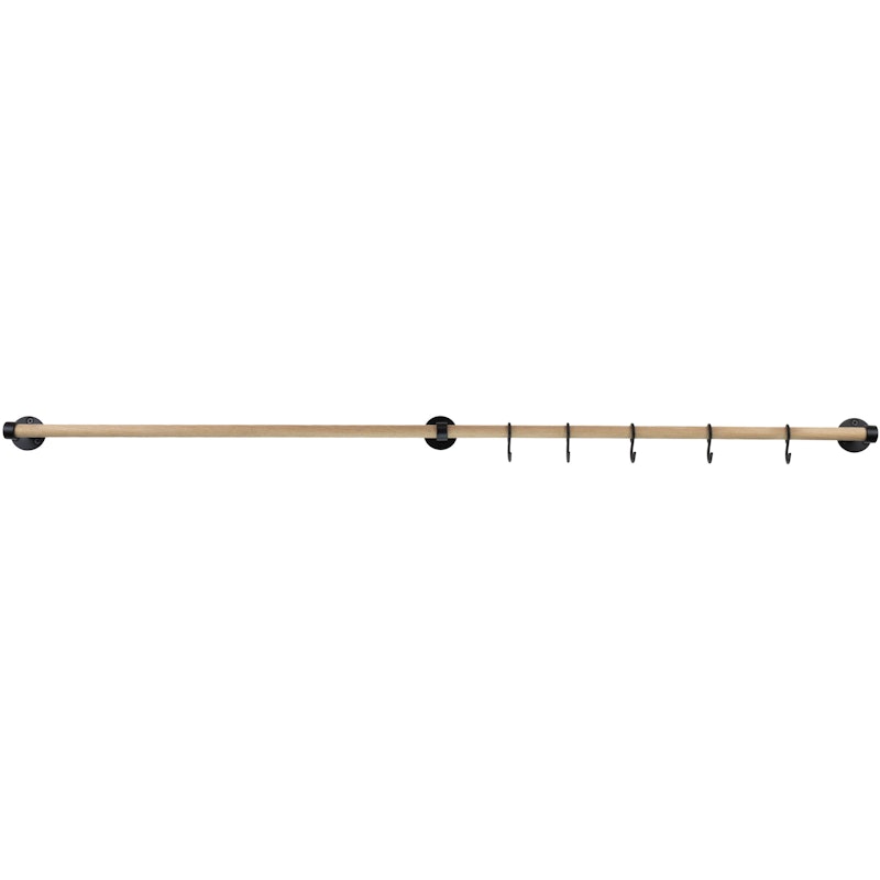 Aveny Extension Rod 600 mm, Oak / Matte Black