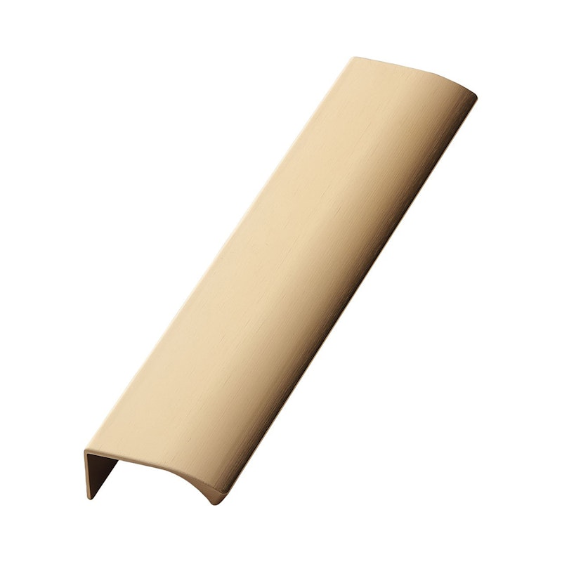 Edge Straight Handle 20 cm, Brushed Brass