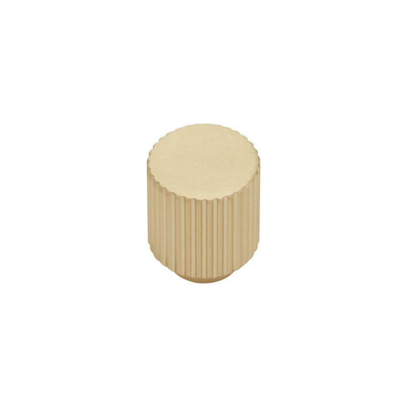 Helix Stripe Knob, Brass