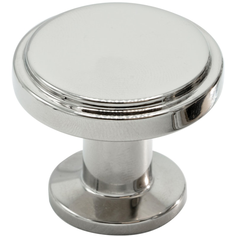 Uno Knob 30 mm, Nickel Plated