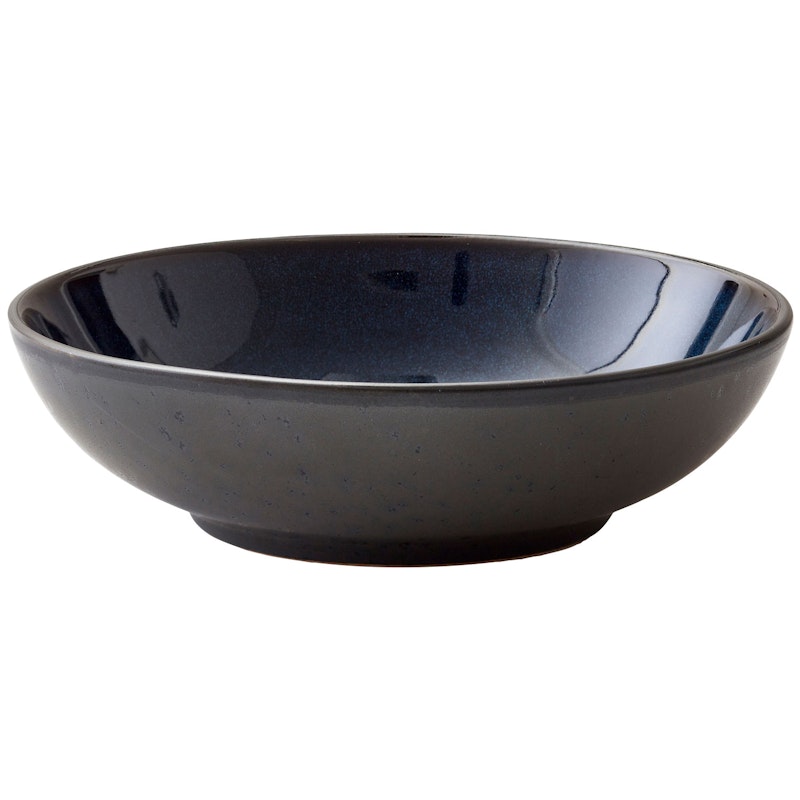 Bitz Pasta Plate 20 cm, Black/Blue