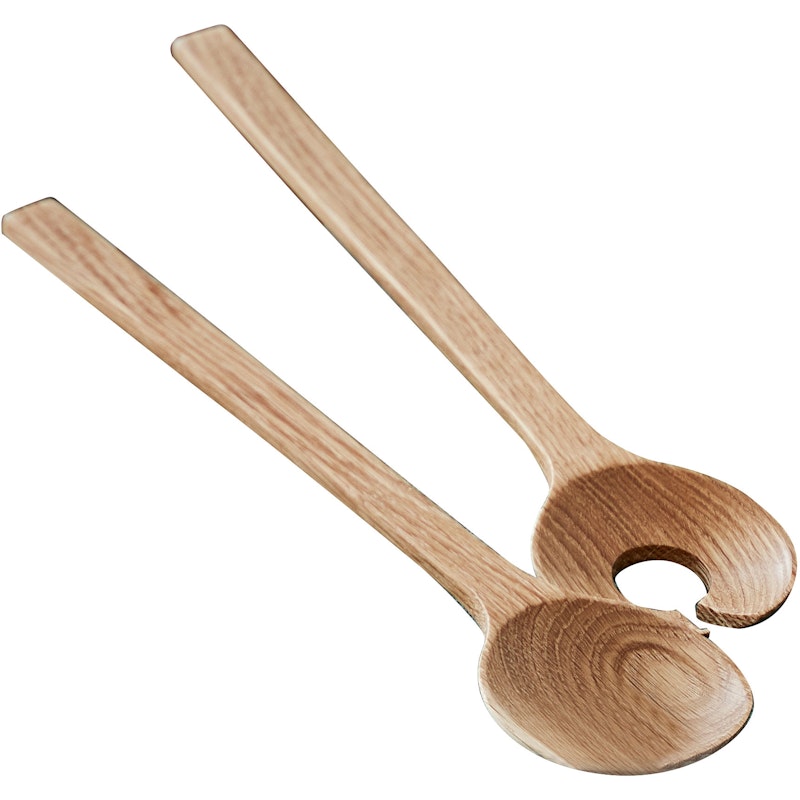 Bitz Salad Cutlery 32 cm, Oak