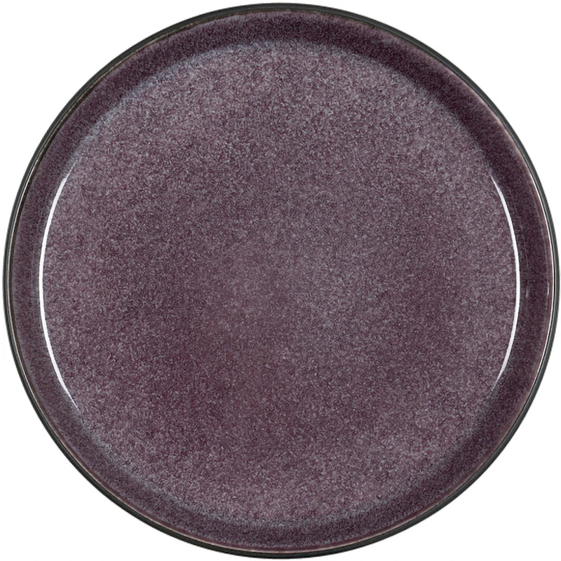 Gastro Plate Ø21 cm, Black/Purple
