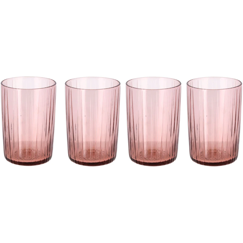 Kusintha Glass 4-pack 28 cl, Pink