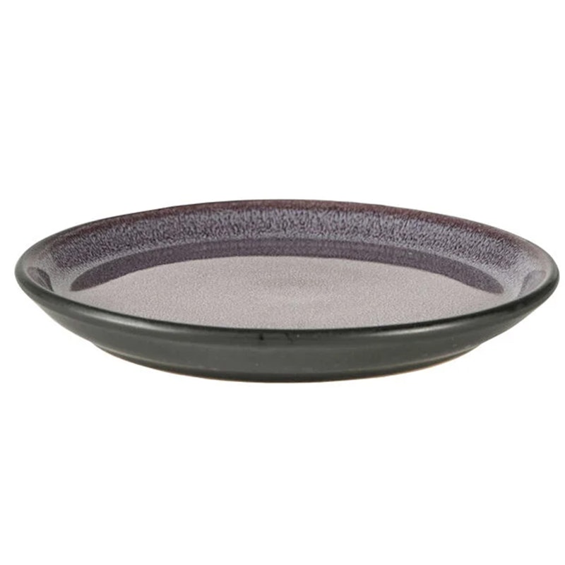 Gastro Plate Ø17 cm, Black/Purple