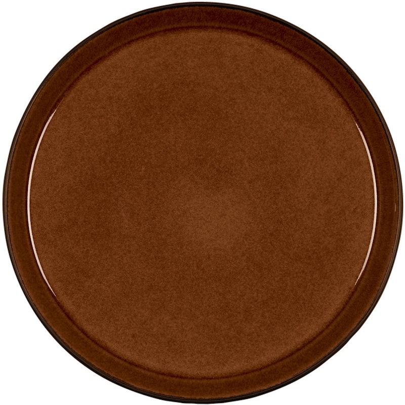 Gastro Plate Ø27 cm, Black/Amber