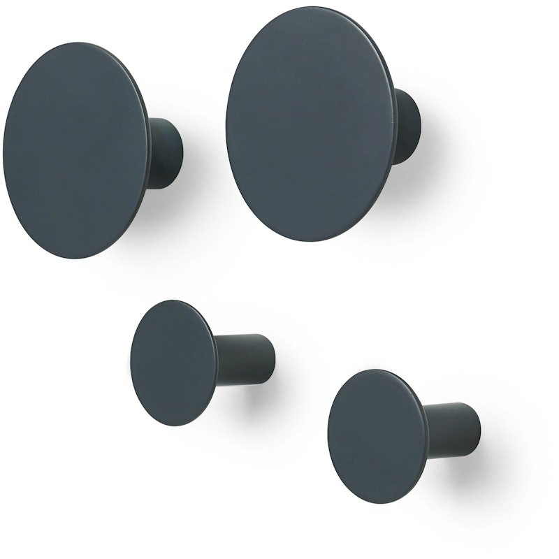 Ponto Wall Hook 4-pack, Grey