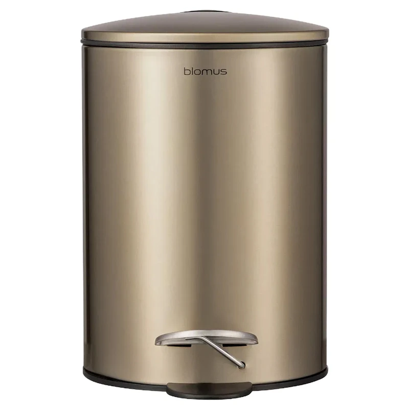 TUBO Pedal Bin 3 L, Brass