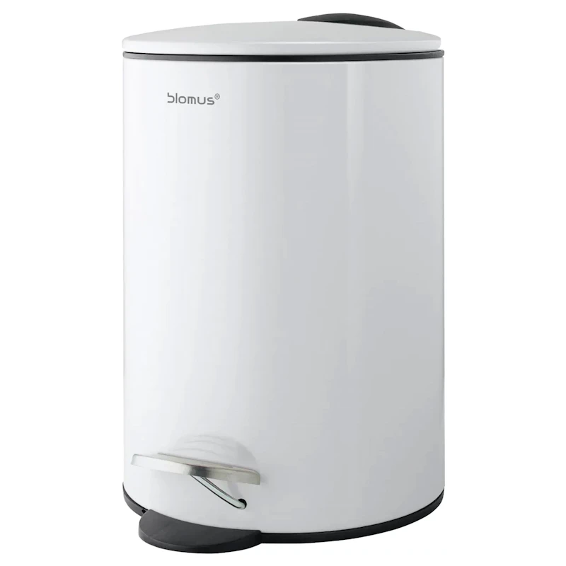 TUBO Pedal Bin 3 L, White