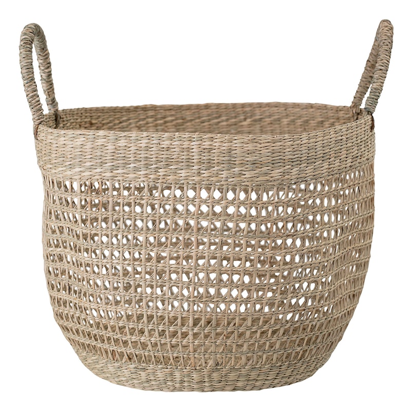Basket H24cm Ø34cm, Nature