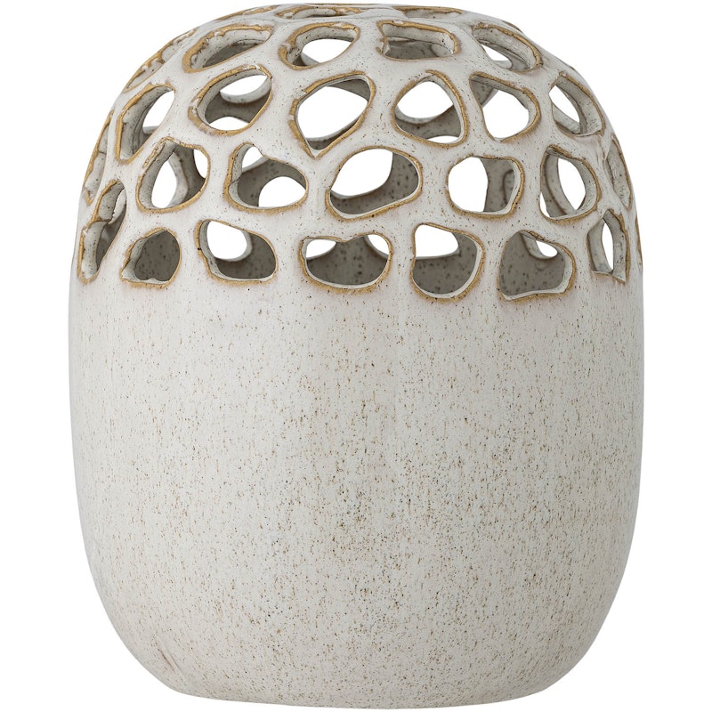 Elissa Vase H19 cm, Natural White