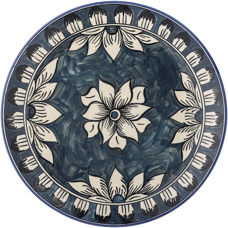 Karlie Plate Stoneware Ø27.5 cm, Blue