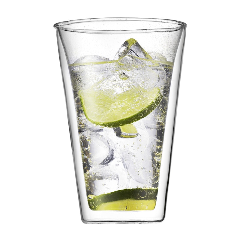 BODUM CANTEEN Double wall Glass 40 cl, 2-pcs