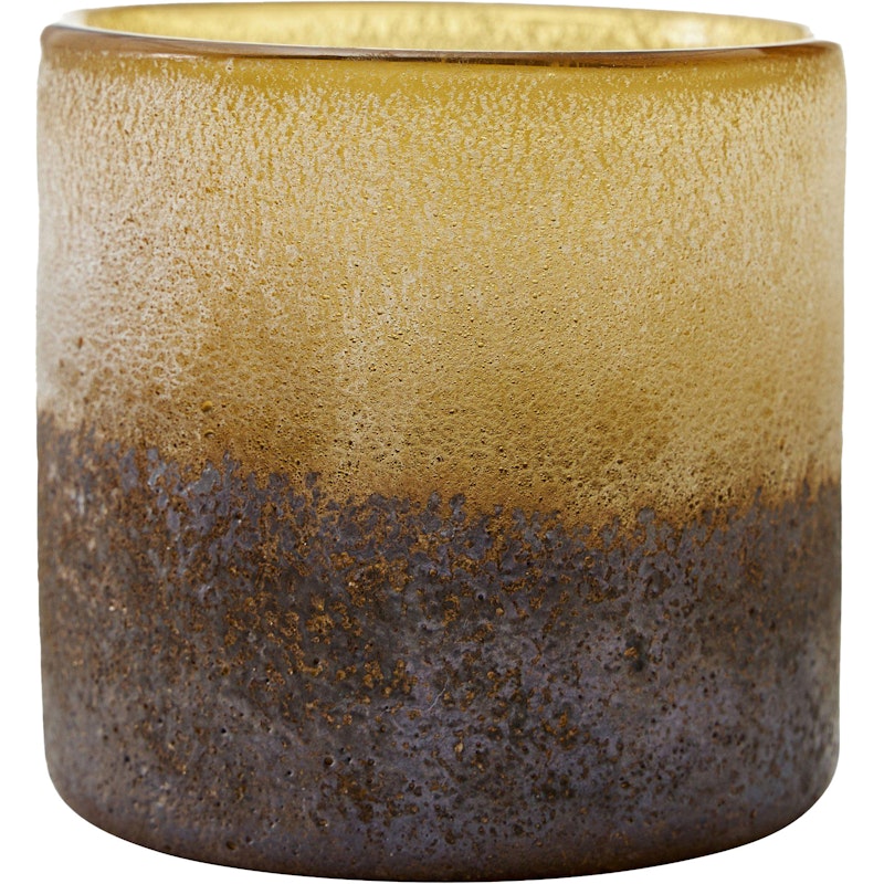 Aria Candle Holder Brown / Grey, 10 cm