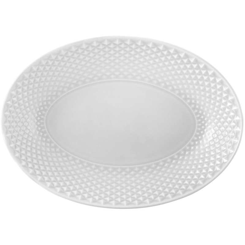 Bicos Serving Plate Ø28 cm, Cinza