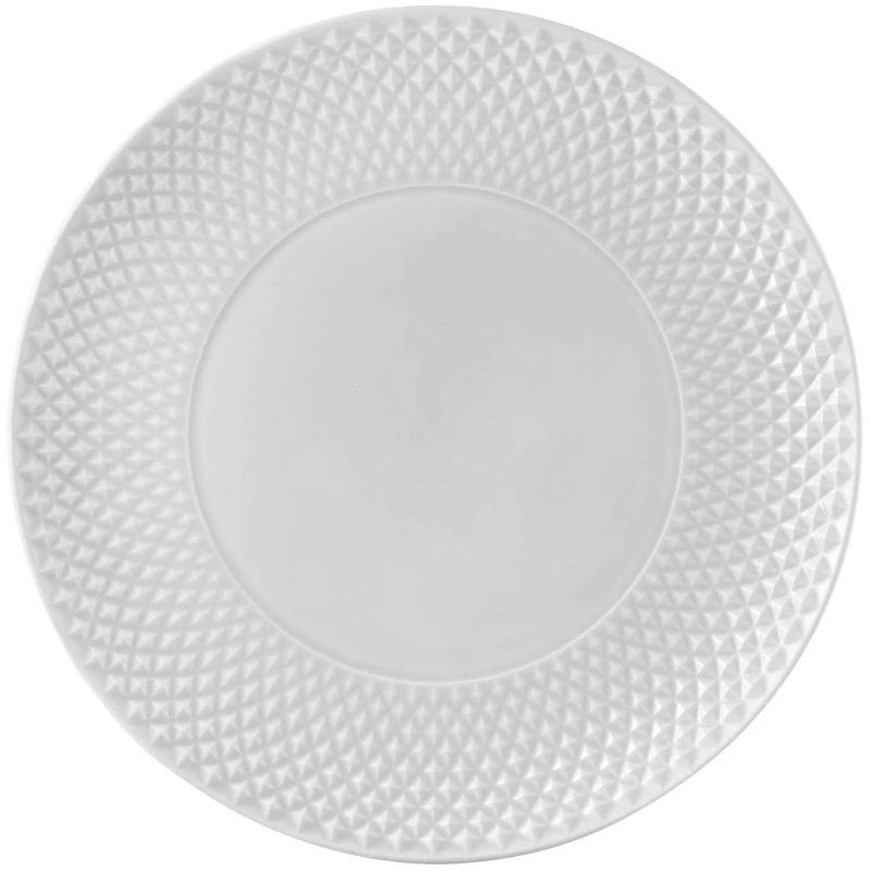 Bicos Serving Plate Ø33 cm, Cinza