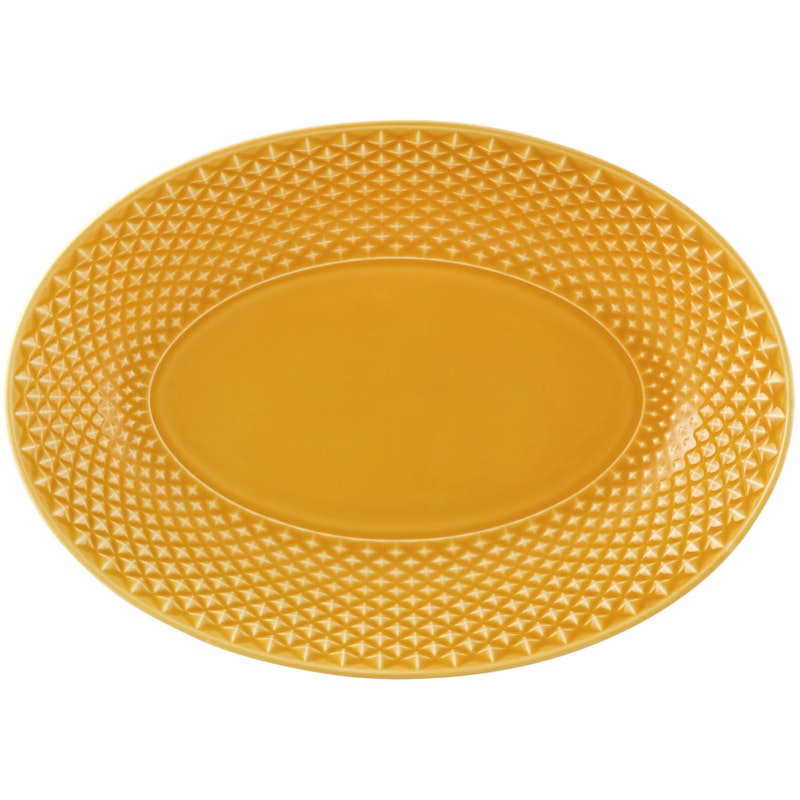 Bicos Serving Plate Ø28 cm, Yellow