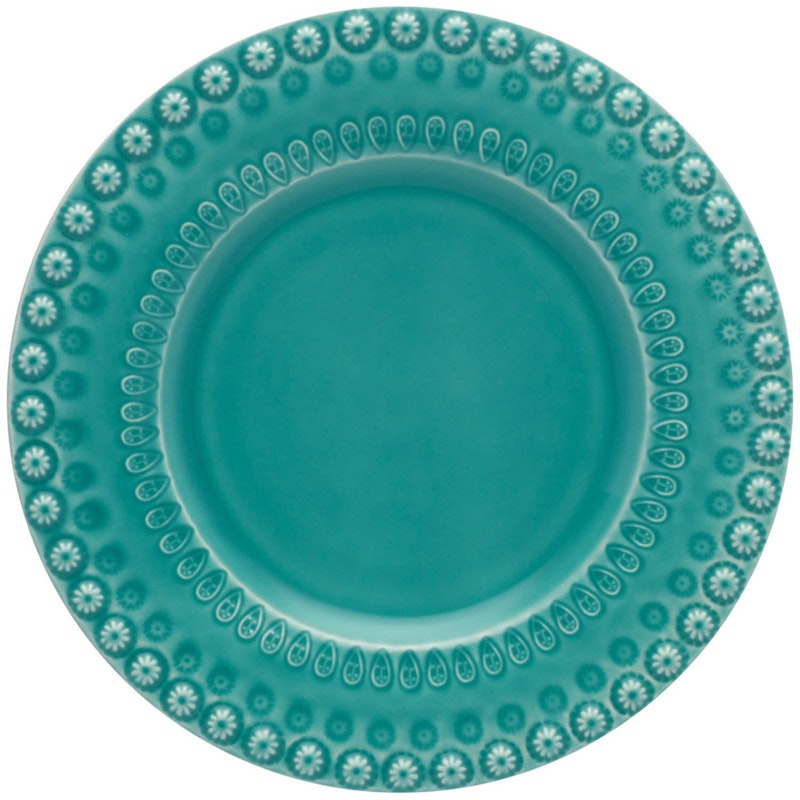 Fantasy Dessert Plate Ø22 cm, Turquoise