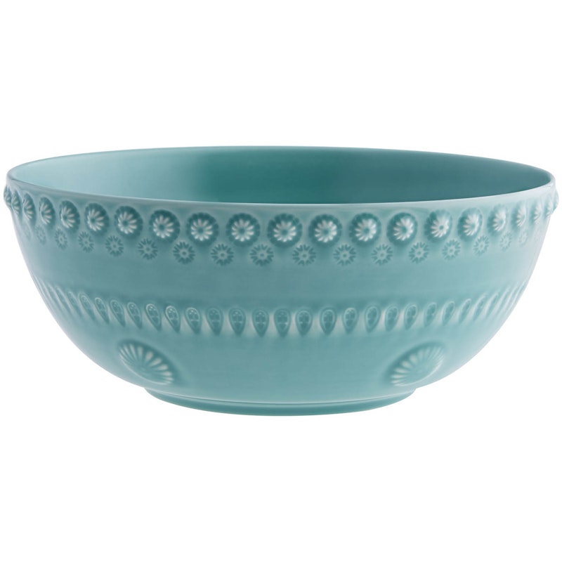 Fantasy Salad Bowl Ø30 cm, Turquoise