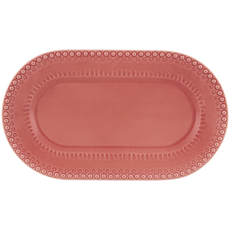 Fantasy Serving Plate 45 cm, Pink