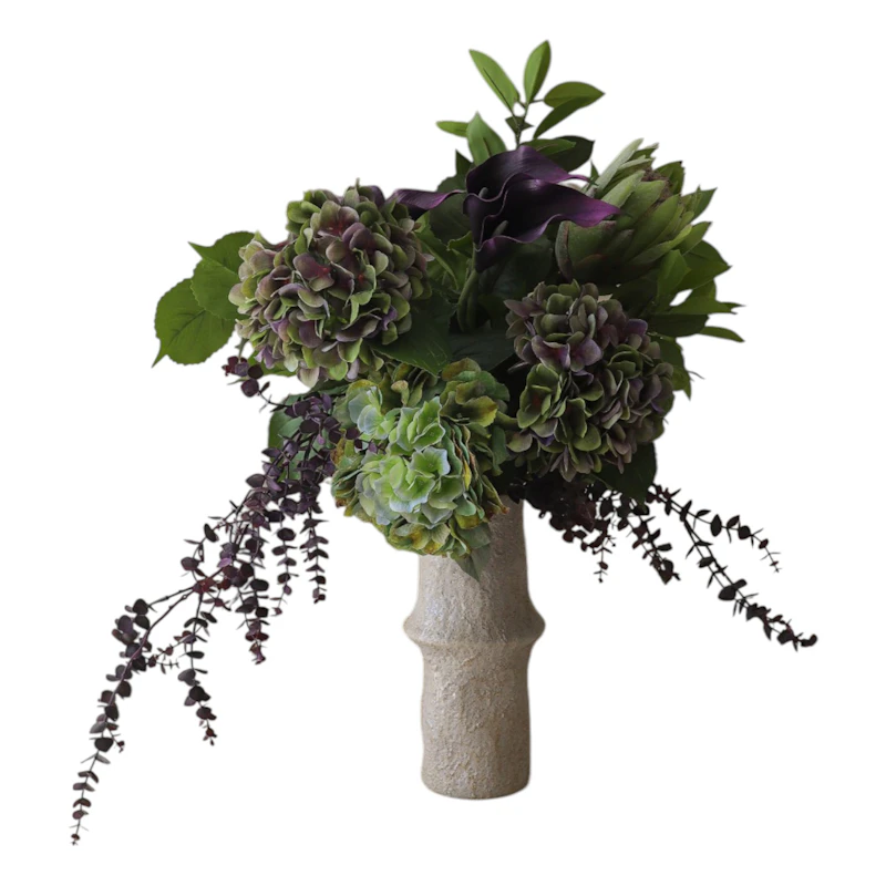 Aubergine Bloom Bouquet 106 cm 12-pack