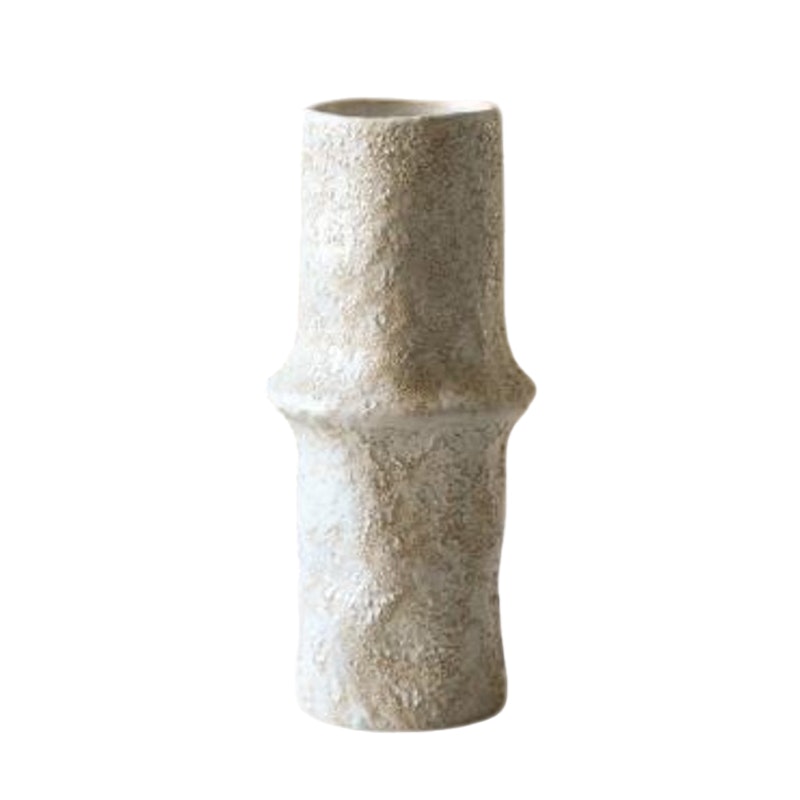 Ceramic Earth Vase Grey S, 24,5 cm