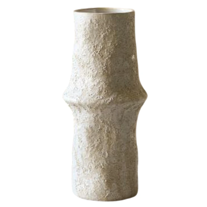 Ceramic Earth Vase Grey L, 30,5 cm