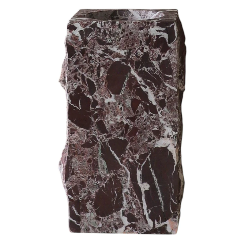 Edge Vase Large, Rosso Levanto
