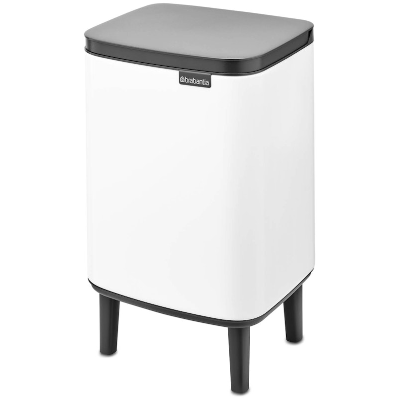 Bo Paper Bin With Leg 7 L, White