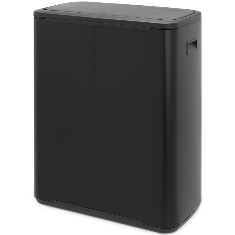 Bo Touch Top Paper Bin 2 x 30L, Matte Black